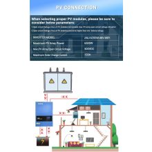 ANENJI 6200W 48V Hybrid Solar Inverter WiFi-vel