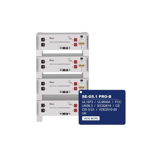 DEYE SE-G5.1 pro-B 51,2V 5kWh 100Ah LiFePo4 akkumulátor 