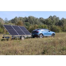 Napelemes utánfutó - Napi Bérlés -  3kW, 10kWh Szigetüzemű mobil rendszer