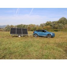 Napelemes utánfutó - Napi Bérlés -  3kW, 10kWh Szigetüzemű mobil rendszer