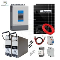 2-3kW NAPELEMES RENDSZER (SZIGET ÜZEMŰ 24V)