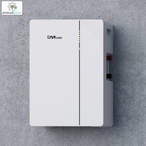 5kW sziget üzemű napelemes rendszer (51,2V, 10,24kWh LifePo4 akkumulátor)