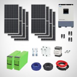   3-4kW hibrid napelemes rendszer (szigetüzemű 24V) - Ardax - BarkácsNomád3