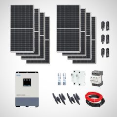   3-4KW hibrid napelemes rendszer  (szigetüzemű 24V) - Ardax - BölcsNomád1 v2