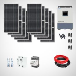   5,5kW hibrid napelemes rendszer (szigetüzemű 48V) - Ardax - BölcsNomád2 v2