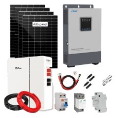   BarkácsNomád1 - 3kW napelemes rendszer (szigetüzemű 48V LifePo4 5kWh akkumulátorral) 